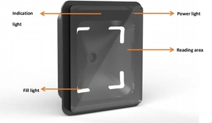 Escáner de código de barras Q300 1D 2D QR, USB RS232 para tarjeta IC y lector de acceso NFC, control de giradiscos - Product Image 5