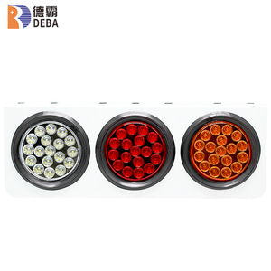Fabrika doğrudan satış parlak çok fonksiyonlu 18 LEDs 12V 24V 4 "yuvarlak dur dönüş kuyruk işık - Product Image 3