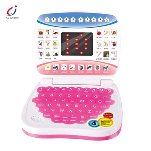 Chengji niños educación temprana plástico inteligente pantalla LED portátil juguetes niños máquina de aprendizaje por ordenador