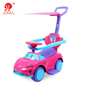 New Model <strong>Red</strong> Cool Design Plastic Children Kids Ride on Push <strong>Car</strong> with Wheels and Canopy - Product Image 6