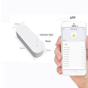 XZJ Wireless Anti-Theft Sensor ZigBee-Netzwerk-Vibrations alarm für Smart Home-System - Product Image 1