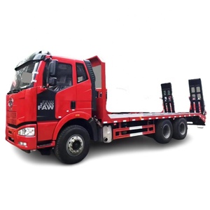 1辆苏祖一汽小型货车5.6m 6x2货盘车身柴油机5速挖掘机送货梯低平床卡车 - Product Image 6
