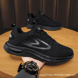 Chất Lượng Tốt 46 Kích Thước Lớn zapatos De Hombre Lưỡi Người Đàn Ông Sneakers Fly Đan Giản Dị Thoáng Khí Người Đàn Ông Của Đầu Bếp Làm Việc Đi Bộ Phong Cách Giày - Product Image 6