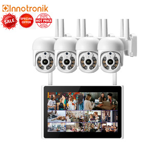 Innotronik PTZ Camera 4CH 8CH 10.1&quot; Screen NVR Kit Monitor P2P Auto Track <strong>Security</strong> <strong>System</strong> <strong>Intercom</strong> Smart Home Surveillance CCTV - Product Image 1