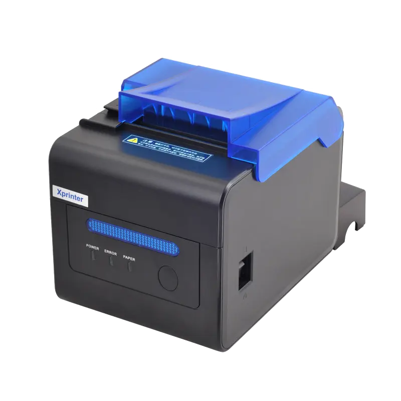 Printer dapur restoran JJPOS, Printer dapur restoran dengan antarmuka USB + LAN, Printer penerimaan termal 80mm
