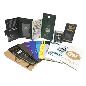 Benutzer definierter Druck Mini Brown Kraft papier Knopf verschluss Münz umschlag - Product Image 6