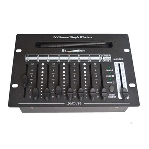 Controller DMX Wireless semplice a 24 canali con batteria al litio ricaricabile dimmer facile da usare - Product Image 1