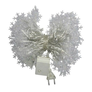 10/20/40pcs LED Cadena de luz al aire libre de copo de nieve de la secuencia Luz de Navidad LED copo de nieve hielo lámpara de hadas cortina luces de cadena - Product Image 6