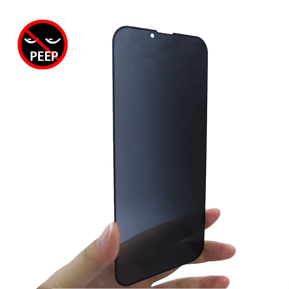 MAXUN Anti Spy Anti Glare Mobile Phone S22 ultra Privacy Glass Screen Protector For Samsung For iPhone X XS 11 12 13 14 Pro Max