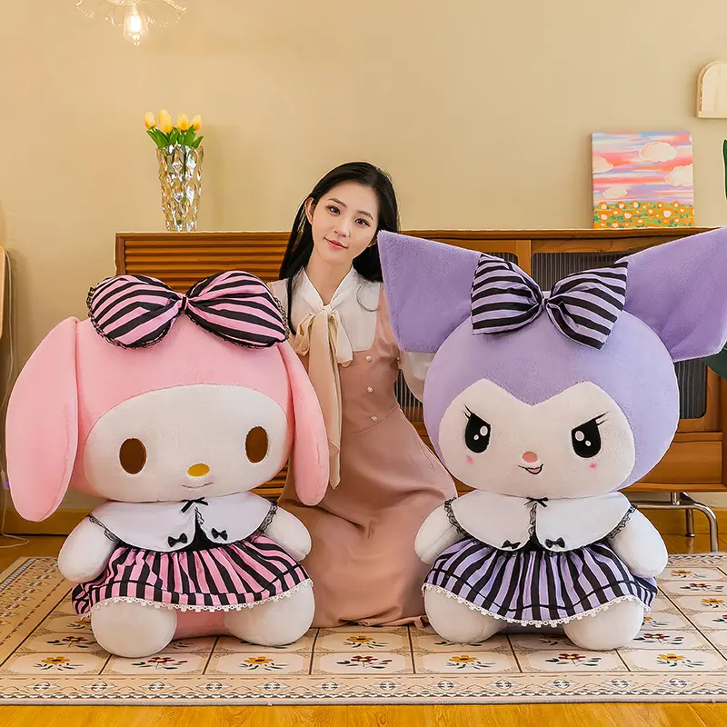 Hot Sale Cute Cartoon Anime Stuffed Plush Pillow Kids Plush Toys Grab Machine Doll Birthday Gifts For Girls