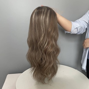חום Balayage רפואי פאות ספק פרימיום שיער לא מעובד רפואי כיתה שיער טבעי פאות עבור התקרחות