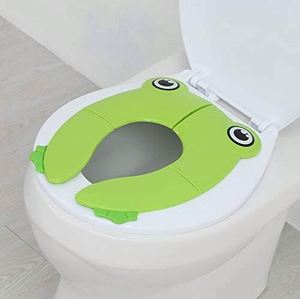 子供用安全カエル型折りたたみ式プラスチック便座カバー赤ちゃん用トイレトレーニング製品