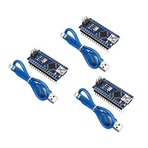 Nano 3.0 ATmega328P 5V16MhzコントローラーボードCH340USBドライバーMINIUSB Nano V3.0、Arduinoと互換性のあるケーブル付き - Product Image 6