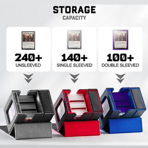 Trading Card 1800 + PU เคสสำรับไพ่, กล่องแม่เหล็กสำหรับเก็บบัตรเหมาะสำหรับเกมมายากล - Product Image 3