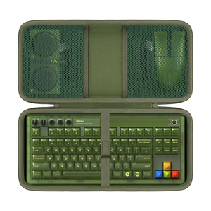 Клавиатура дорожная, совместимая с 8BitDo, механическая клавиатура, 87 клавиш, двойная супер программируемая кнопка, чехол для переноски