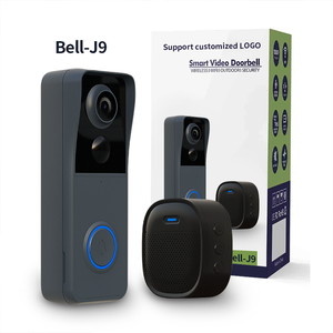 Campainha inteligente sem fio com sistema de campainha anel e conectividade Wifi