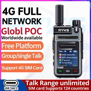 Global-<strong>Intercom</strong> 4G PoC Walkie Talkie Long Range Two-Way <strong>Radio</strong> with Mini SIM Card Free Pairing 5000km Internet <strong>Intercom</strong> Platform - Product Image 2