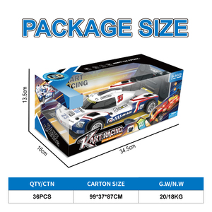 Lktoys รถแข่ง6CH 2.4G, รถของเล่นบังคับวิทยุ g รถแข่งพร้อมลองฟังก์ชันเปลือกรถพีวีซี - Product Image 5