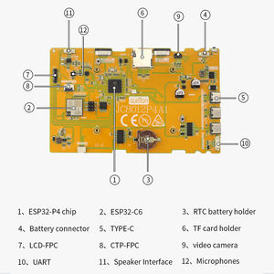 Aismartlink <strong>Esp32</strong> P4 <strong>Development</strong> <strong>Board</strong> LVGL 10.1 Inch Capacitive Touch Screen Onboard <strong>Esp32</strong> C6 Supporting <strong>BT</strong> And AI - Product Image 3