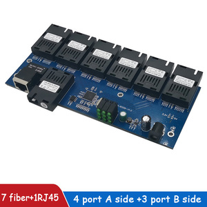 8 Port 100Mbps anahtar modülü 7 fiber ethernet anahtar modülü fiber optik ekipman Fiber optik alıcı-verici - Product Image 4