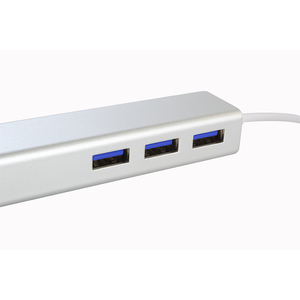 ฟรีไดรฟ์3พอร์ตHub RJ45 USB 3.0 Gigabit Ethernetอะแดปเตอร์เครือข่ายLAN - Product Image 3