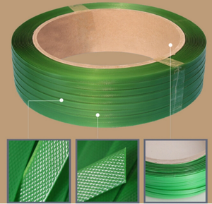绿色宠物捆扎带定制尺寸纸箱包装塑料用宠物塑料带 - Product Image 2