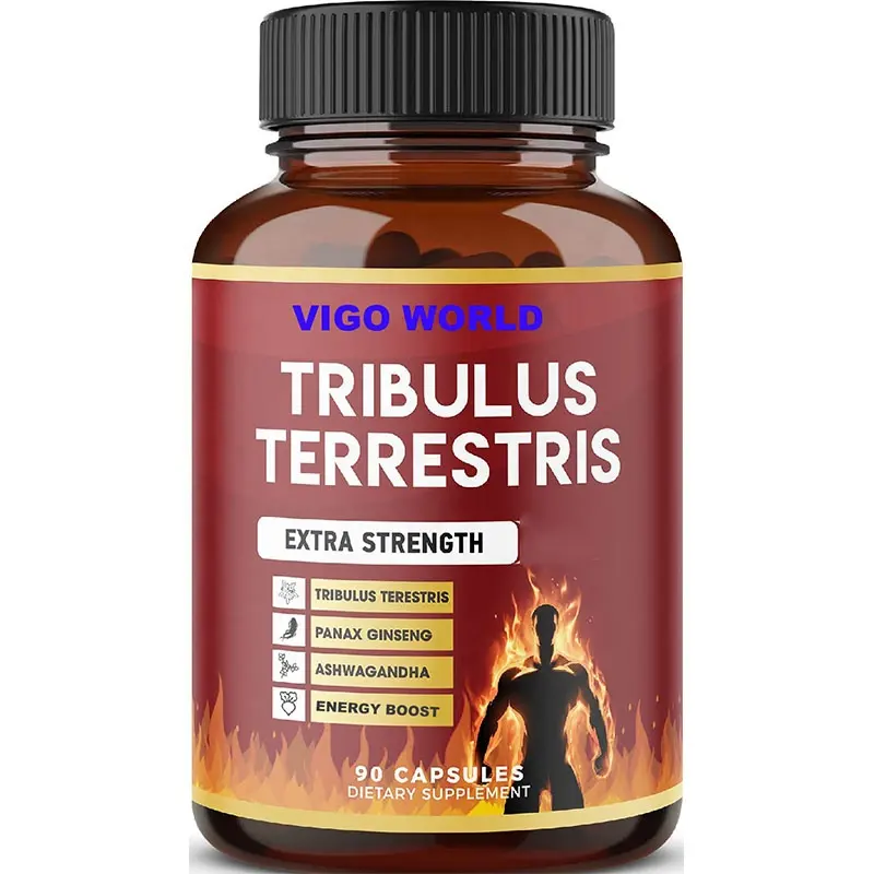 Private Label Tribulus Terrestris Capsules With Ashwagndha Panax Ginseng Saw Palmetto Energy Booster Capsules