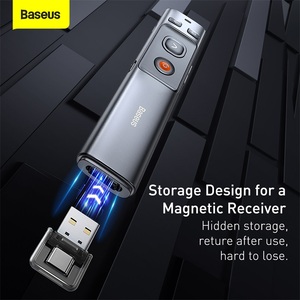 Baseus 2.4G penna Presenter Wireless presentazione PowerPoint Clicker USB RF telecomando Flip Pointer per PPT Slide adancer Pen - Product Image 6