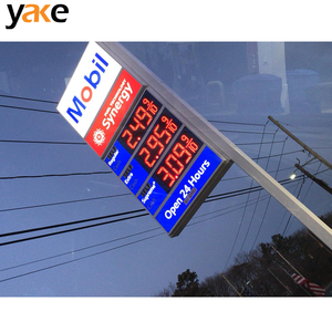 Remote control 7 segment 4 digit led numerische anzeige preis display für tankstelle - Product Image 6
