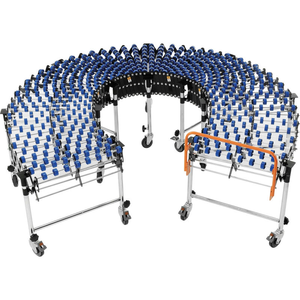 New Unpowered Telescopic Steel Folding Conveyor for <strong>Loading</strong> and <strong>Unloading</strong> Condition Unused