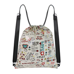 Mochila con cordón impermeable con cierre de cordón, bolsa deportiva con cordón, multiusos - Product Image 1