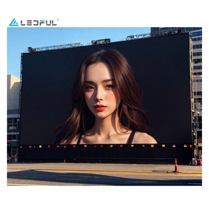P10mm สายเคเบิลเชื่อมต่อฟรีขนาดใหญ่ขนาดใหญ่แผงแสดงผล LED ป้ายโฆษณาสำหรับอาคารขนาดใหญ่กลางแจ้ง - Product Image 1
