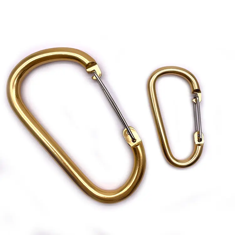 알루미늄 주문 특대 철사 문 D 모양 금속 Carabiner Karabiner