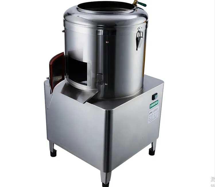 Machine commerciale à éplucher les pommes de terre, 10kg/15kg/30kg, capacité différente, haute efficacité