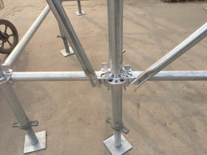 Hot Dipped <strong>Galvanized</strong> 3m or 4.5m Ringlock <strong>Scaffolding</strong> Ledger <strong>Modular</strong> System Scaffolds Factory - Product Image 2