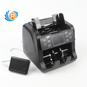 Pantalla TFT con contador de dinero de bandera 1400 piezas/min Contador de billetes de carga frontal Máquina contadora de billetes - Product Image 2