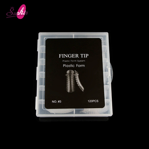 Yeni tasarım tırnak uzatma formu kutusu paketi akrilik tırnak formları plastik XXS tırnak ipuçları formu - Product Image 6