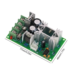 Regulador de velocidad del motor de corriente continua, módulo de accionamiento de alta potencia, PWM, regulador de velocidad del Motor, 20A - Product Image 5