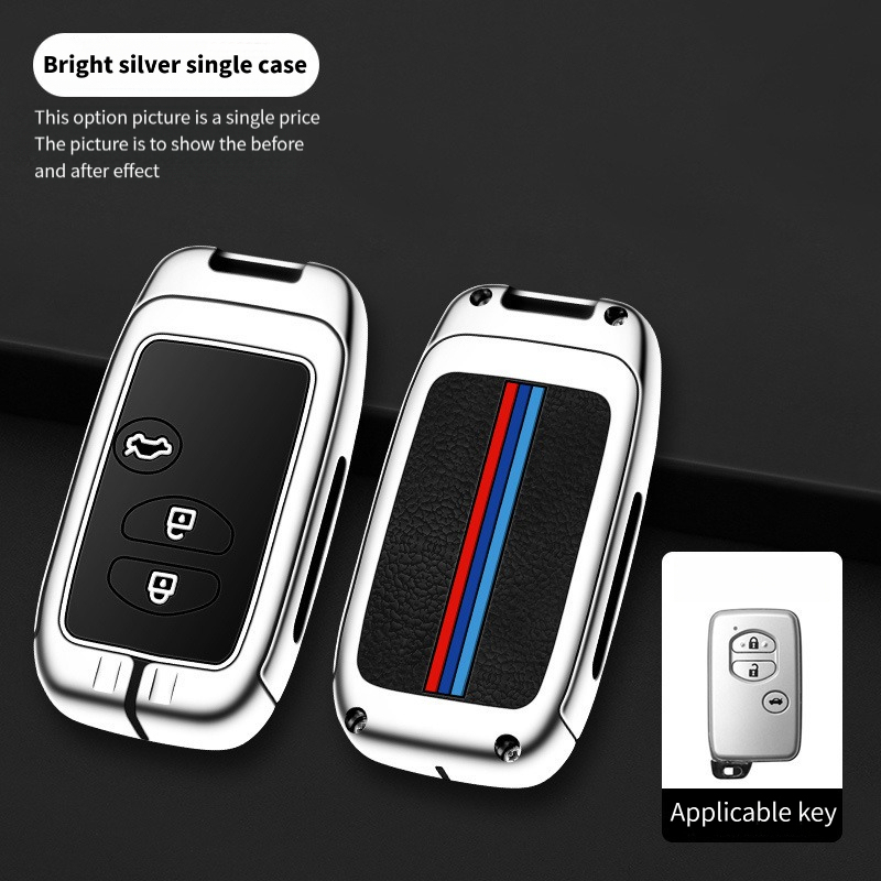 Bright silver single case (3 buttons) B