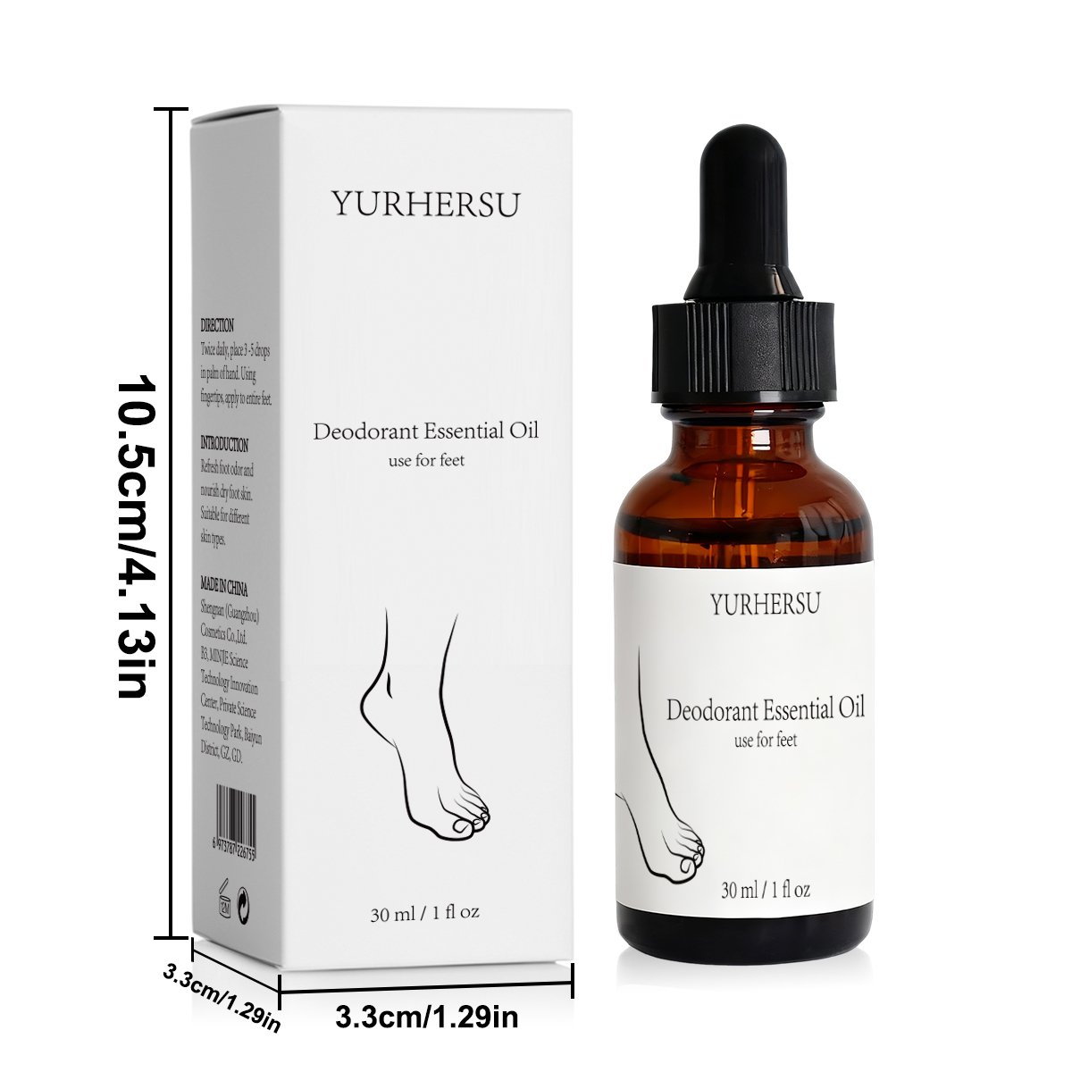 Olio essenziale deodorante per i piedi