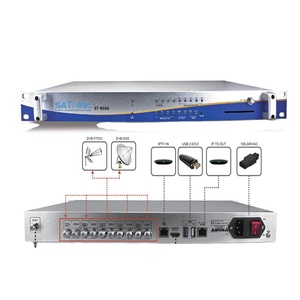 Convertidor de TV Digital SATLINK, 2 canales de entrada de señal de salida, 3 canales, modulador DVB-T, 2 canales, 2 canales, 2 canales, 2 canales, 2 canales, 2 canales, 2 canales, 2 canales, 2 canales, 2 canales, 2 canales - Product Image 1