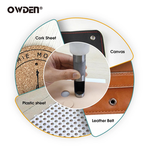 OWDEN מקצועי עבור עור פלסטיק אטם חור חותך דיוק חלול אגרוף סט חור אגרוף סט