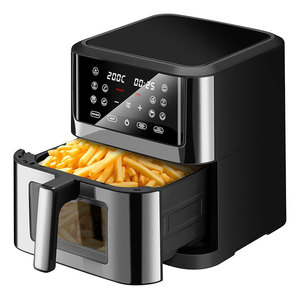 Aifa friggitrice ad aria intelligente 8 litri in acciaio inox da 6 litri 1800W friggitrice ad aria visiva digitale con 10 programmi senza torrefazione ad olio - Product Image 3