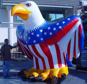 Bán buôn tùy chỉnh quảng cáo Inflatable Bald Eagle động vật/Inflatable Mỹ EAGLE để bán - Product Image 5