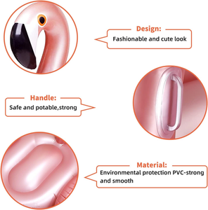 Pvc flamingo flamingo צף זהב זוהר מיטה צף מים הר צעצוע עבור בריכת שחייה חיצונית פעילויות נסחף