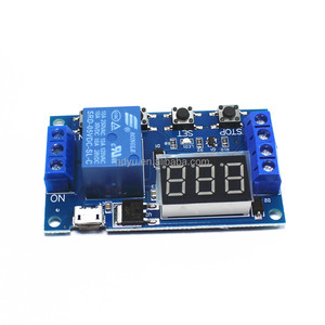1 canale Timer di ritardo modulo relè Display a LED ciclo di temporizzazione interruttore del circuito con USB - Product Image 1