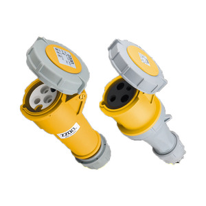 Industrial <strong>Socket</strong> Connector ZZ0332 2P+E 63A 100~130V IP67 Three Pin Power Plug <strong>Socket</strong> - Product Image 5