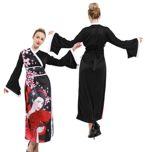 出售华丽的日本和服服装万圣节成人女性角色扮演服装