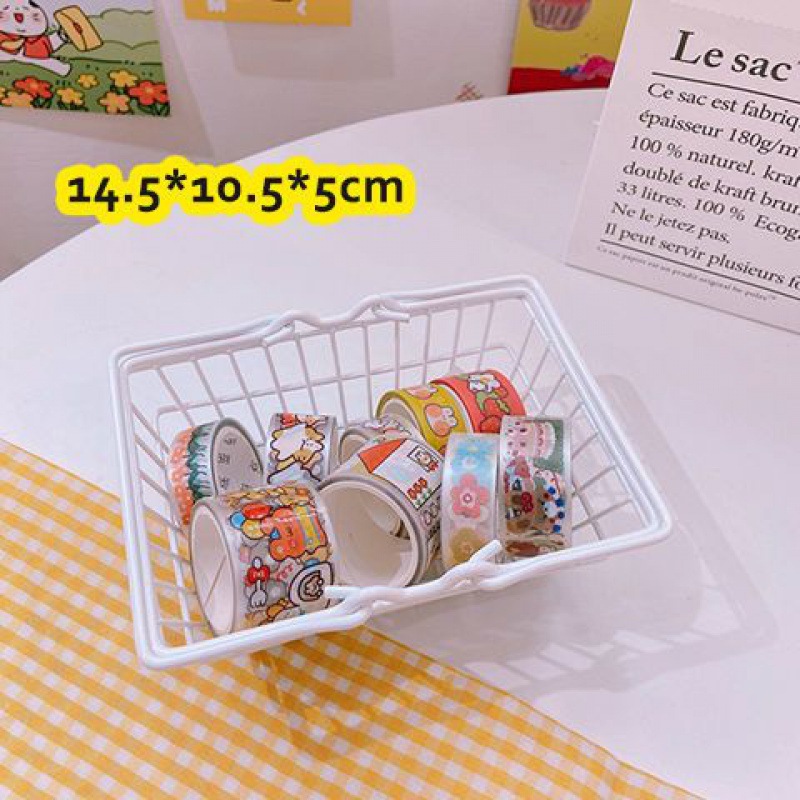 Mini panier blanc pur - un choix de qualité