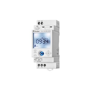 Finder 12.61.8.230.0000 DIN-Schienen-Timer 230 V/DC, 230 V/AC-Wochen programm (940910050272) - Product Image 1